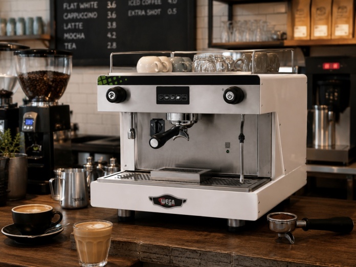 Ekspres kolbowy 1-grupowy Wega 208915 do cappuccino i espresso